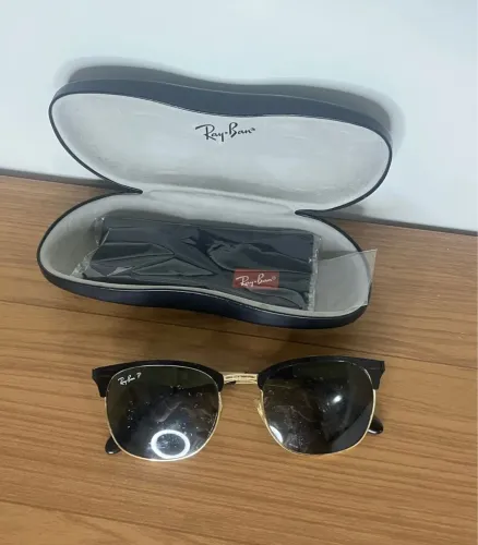 óculos ray-ban original rb3538 estilo clubmaster (leia a descrição)
