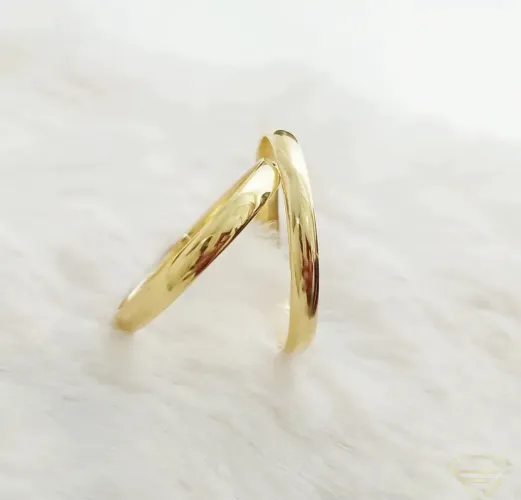 Par de aliança em Ouro 10k