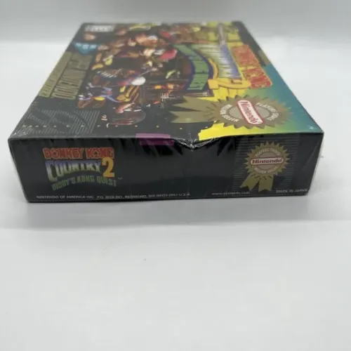 Donkey Kong Country 2: Diddy's Kong Quest - Players Choice (SNES, 1995) Lacrado de Fábrica