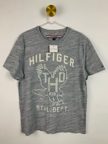 camisa cinza Tommy Hilfiger