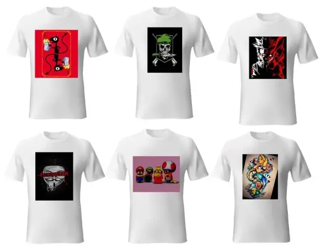 Camisetas para sublimaçao