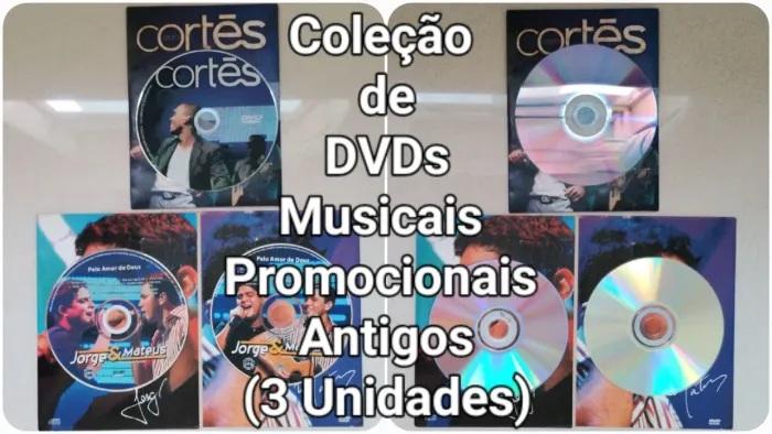 DVDs Musicais Promo Antigos