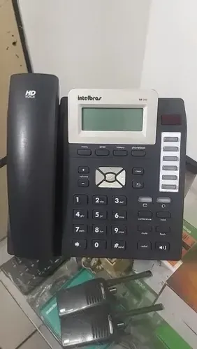 Telefone Ip Intelbras Tip 200 Voip Sip 2 Contas