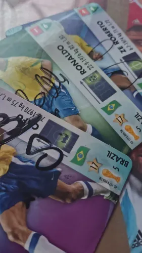 Cards GOAAAL - Copa 2006 PANINI autografados.