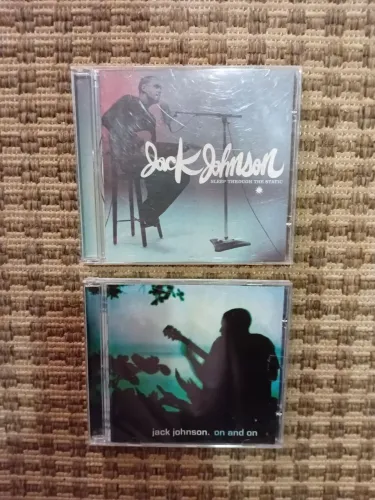 2 CDs Jack Johnson - Sleep Through The Static e On And On