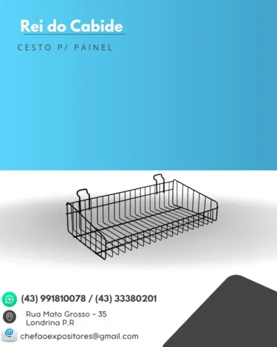 CESTO PARA PAINEL 20 x 40