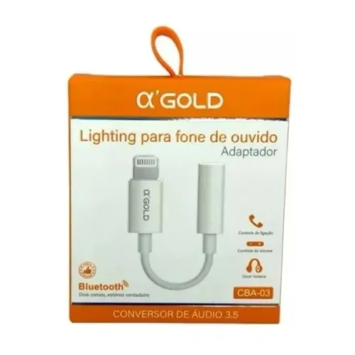 Adaptador Para Fone De Ouvido Lightning Para P2 3.5mm