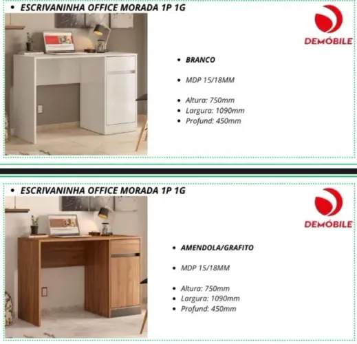Escrivaninha Mesa Office Morada