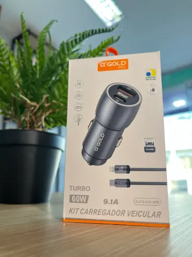 CARREGADOR DE CARRO PARA CELULAR - 60W