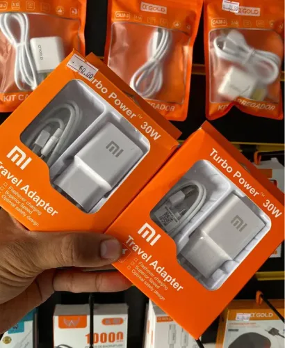 Carregador turbo 30W tipo C Xiaomi