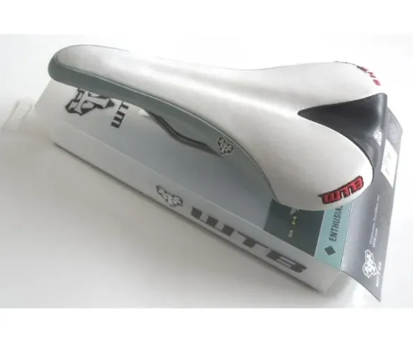 Selim Bike WTB - Shadow V Slt Branco 195 Gramas Titânio (SEMI NOVO)