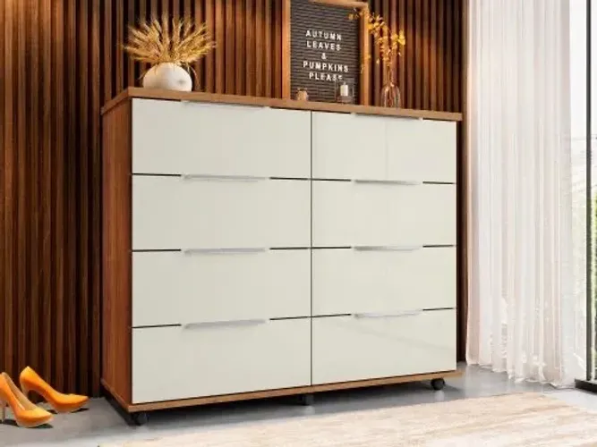 Cômoda 8 Gavetas Design Moderno l75