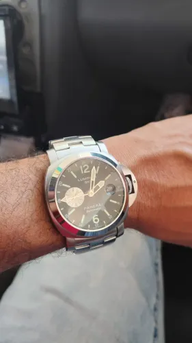Relógio panerai luminor gmt