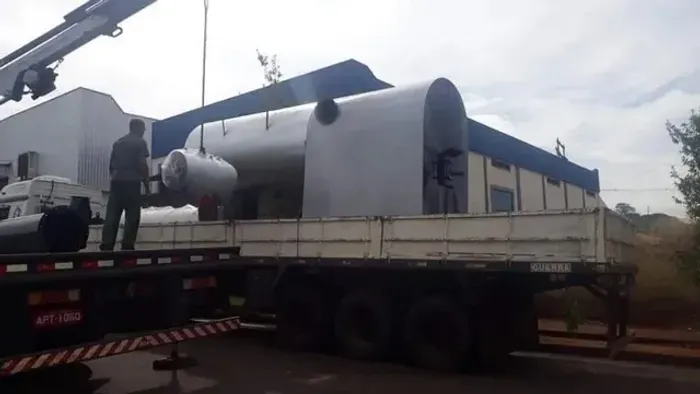 Caldeira Horizontal a Vapor 3000 kg/h | Envio para Todo o Brasil!