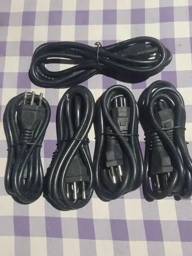 Cabo De Força Tripolar (mickey) Para Fonte Notebook E Tv<br>