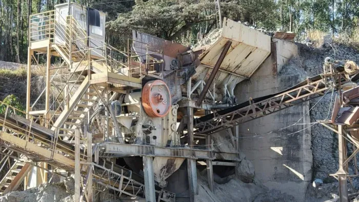 Britador - planta completa de britagem - planta de minério de ferro