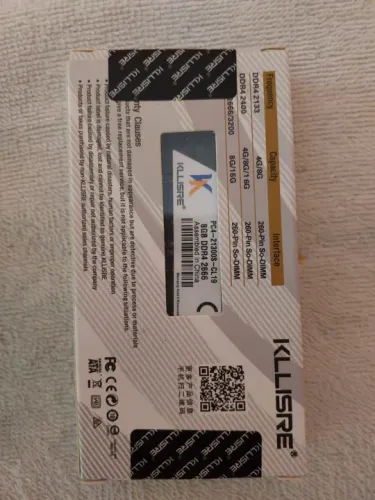 MEMÓRIA DDR4 8 GB FREQUÊNCIA 2666 PRA NOTEBOOK