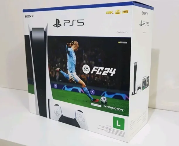 PS5 1TB c/ Leitor + Garantia de Loja Física e Jogo de Brinde.