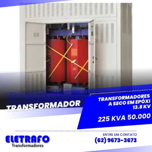 Transformador a Seco em Epóxi 13,8 kV - 225 kVA | Potência e Sustentabilidade
