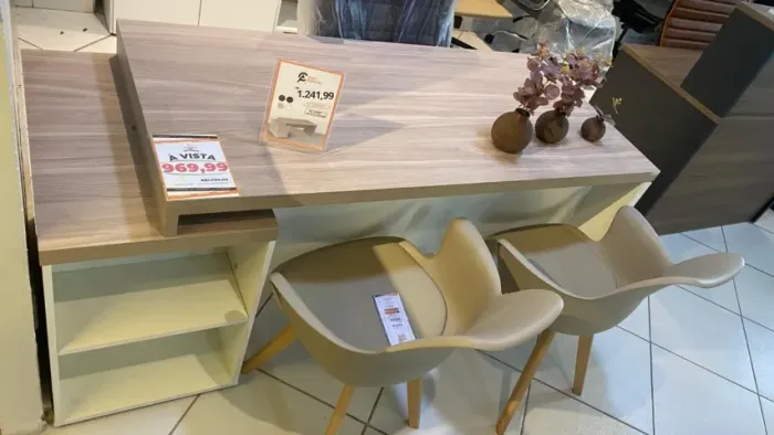 Mesa com Escrivaninha PROMOÇÂO DE MOSTRUARIO