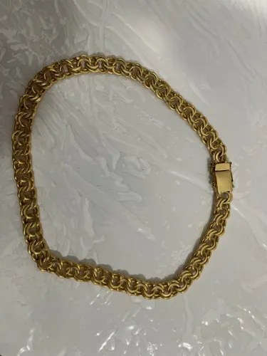 Corrente banhada em ouro 18k 