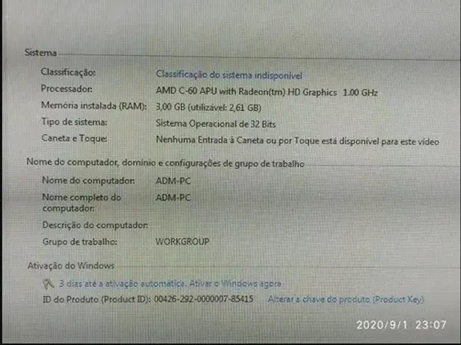 Placa Mãe Ecs Cpu Amd 1.0 Ghz Dual Core HDC-M V1.0