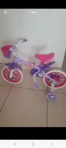 Bicicleta Infantil Violet - 12 Polegadas