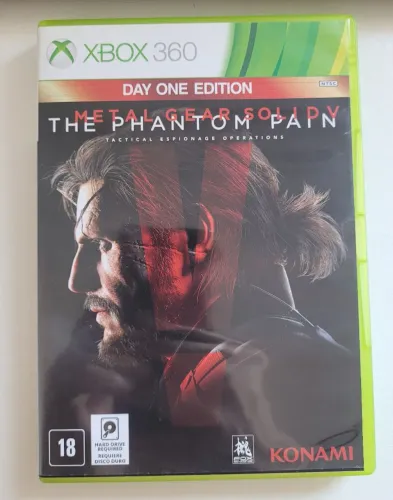 Jogo/Game Metal Gear Solid V: The Panthom Pain - Day One (Xbox 360) - Novo