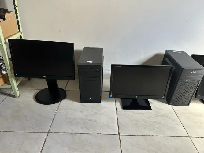 Computador Monitor 19 i3 sexta geração ddr4 completo 1100 800,00 so cpu loja