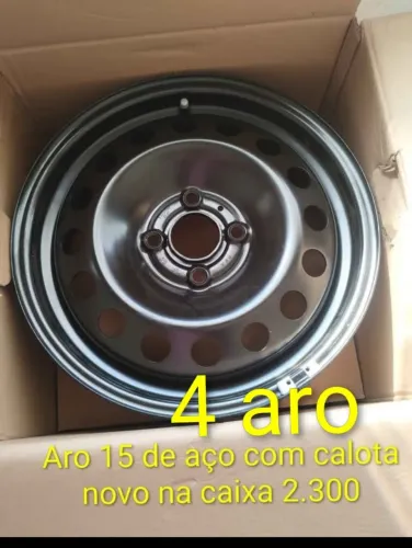 4 aro com calota novo na caixa