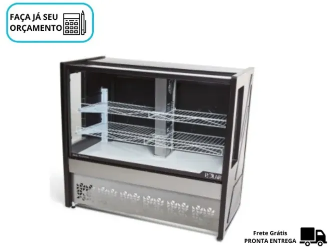Balcão Vitrine de Bolos e Tortas Polar 1,25M Novo