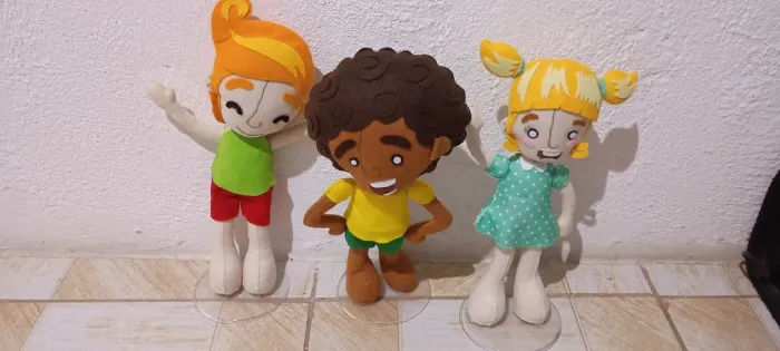 Bonecos mundo Bita em feltro 