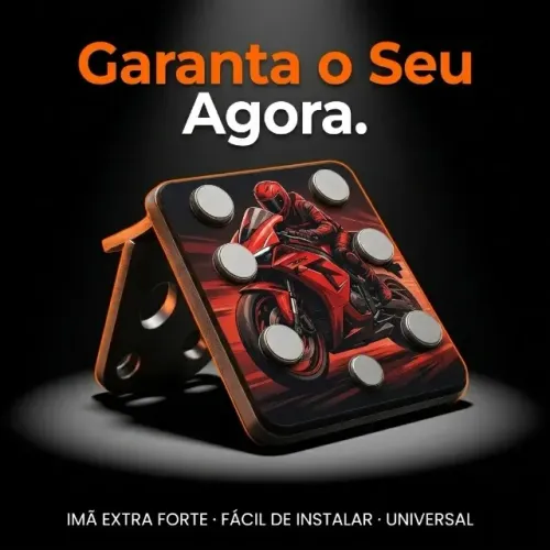 Suporte Celular Magnético Moto Imã Extra Forte