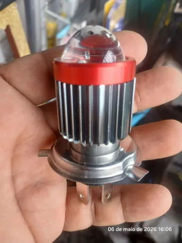 Lampada h4 projetor (baixa e amarela e alta e branco