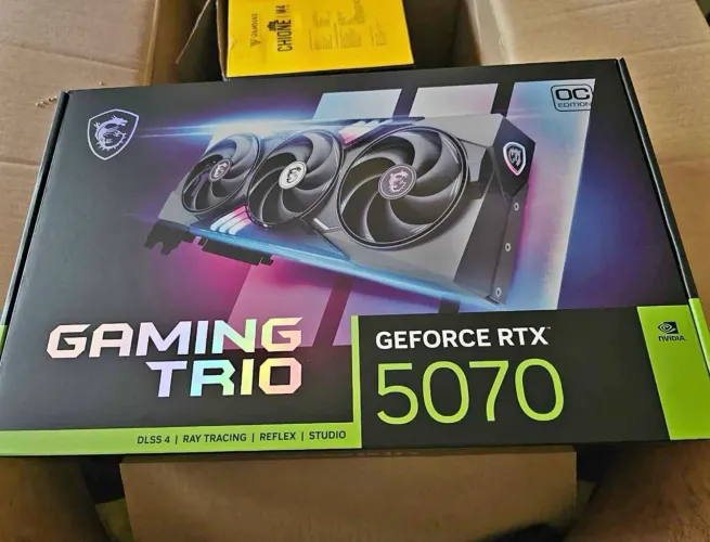 MSI GeForce RTX 5070 12G GAMING TRIO OC