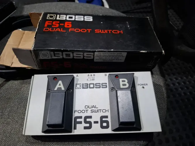 Pedal Dual Foot-Switch Boss Fs-6 novo na caixa