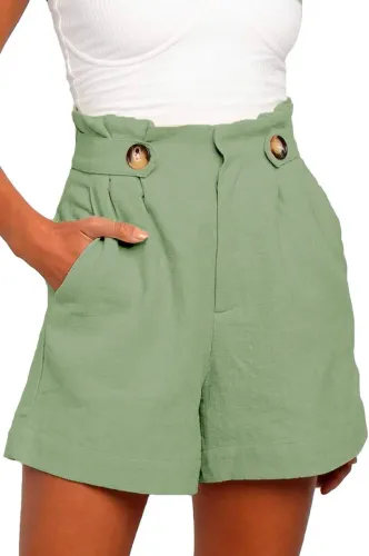 Shorts social de linho verde NOVO/NUNCA USADO