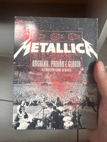 DVD e CD Metallica 