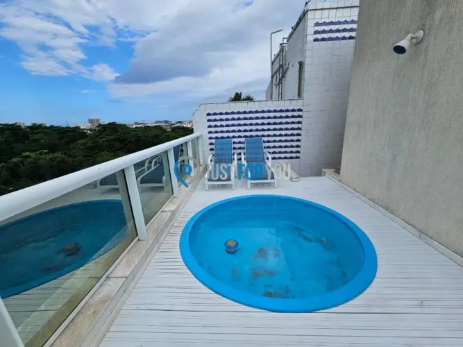 Cobertura com 3 dormitórios para alugar, 188 m² por R$ 16.886,00/mês - Barra da Tijuca - R