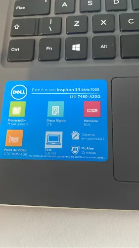 Dell Inspiron 7460 - i7 | 8GB RAM | GTX 940M 4GB 