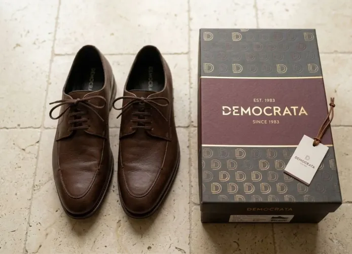 N:41 Sapato social Democrata Couro