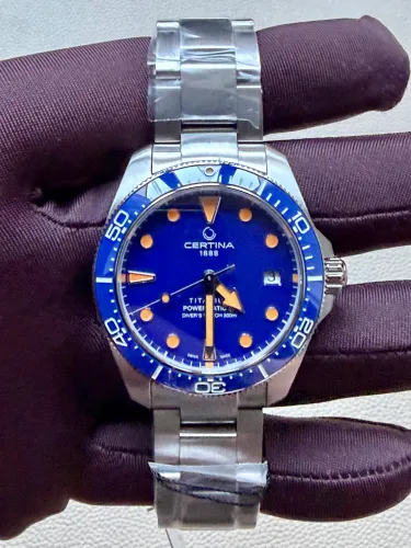 Certina DS Action Diver 38 Titanium Blue