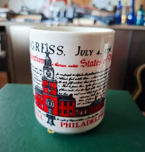 Caneca independência dos estados unidos