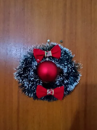 Enfeite de porta Natalino artesanal 3