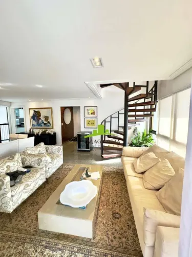 Mansão Barão de Loreto. Cobertura Duplex à Venda na Graça, 315m². Piscina Privativa, Vista