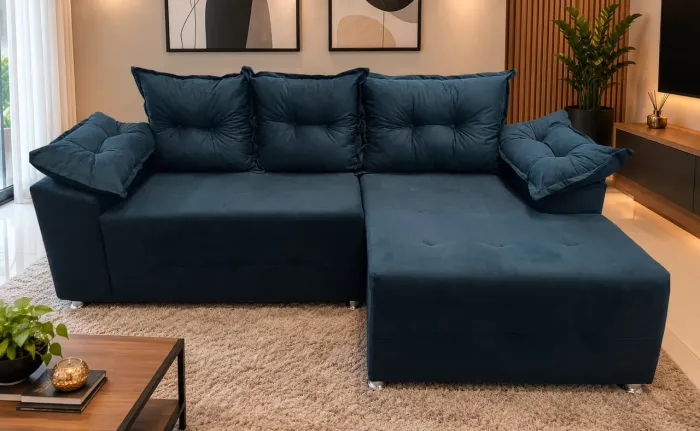 Sofá novo de fábrica a disposição