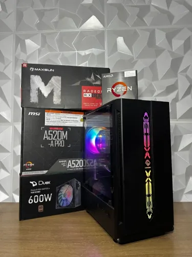 PC Gamer Novo Ryzen 5, RX 590 (Somos Loja)