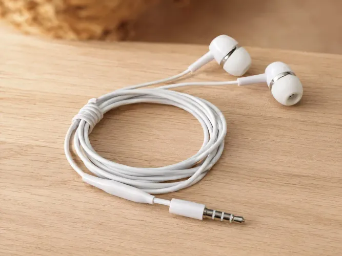 Fone de Ouvido H?Maston C16 P2 com Microfone Branco