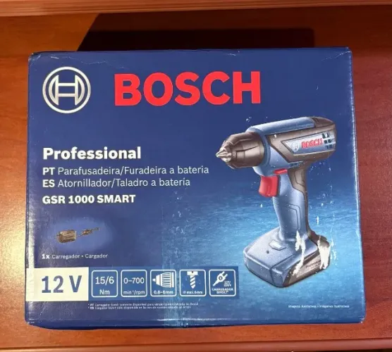 Parafusadeira E Furadeira A Bateria Gsr 1000 Smart Bosch - Bivolt