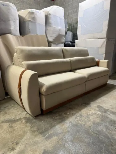 Sofá Theo 2.20cm Sofá-Cama sem caixa com duplo molejo